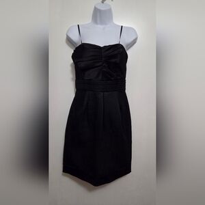 Max and Cleo Black Strapless Dress Size 4 NWT